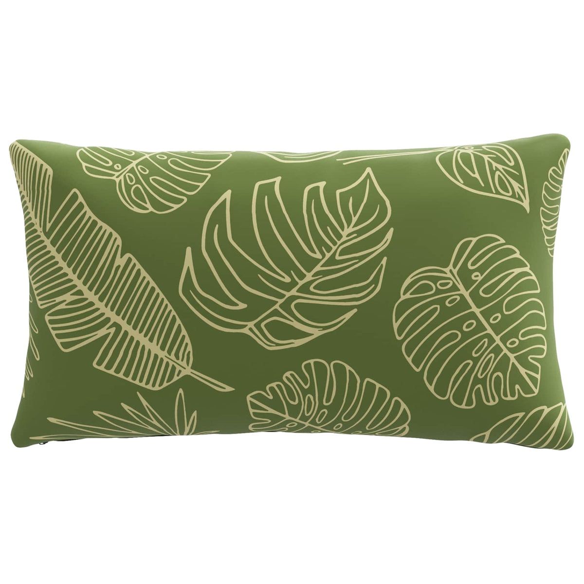 vidaXL 1-Piece Back Cushion PUTTEN 100% Polyester Leaf Design