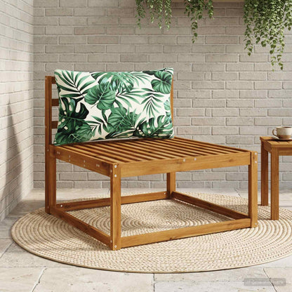 vidaXL 1-Piece Back Cushion PUTTEN 100% Polyester Leaf Pattern