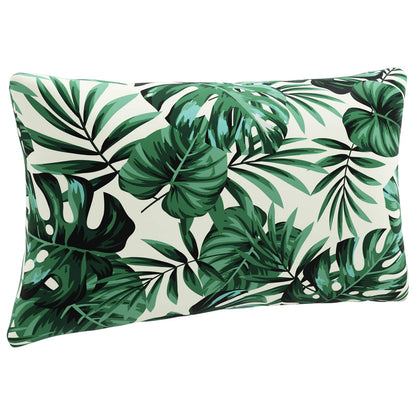 vidaXL 1-Piece Back Cushion PUTTEN 100% Polyester Leaf Pattern