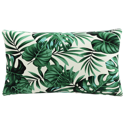 vidaXL 1-Piece Back Cushion PUTTEN 100% Polyester Leaf Pattern