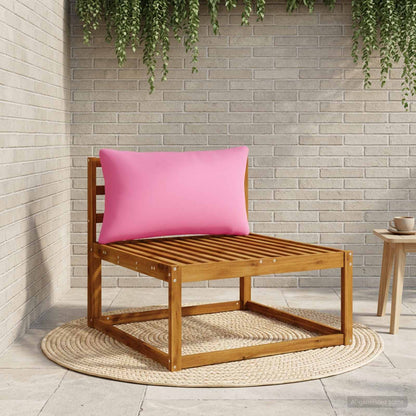 vidaXL 1-Piece Back Cushion PUTTEN 100% Polyester Pink 70 x 40 x 15 cm