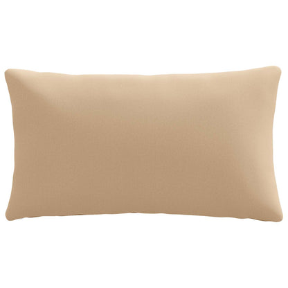 vidaXL 1-Piece Back Cushion PUTTEN 100% Polyester Sand 80 x 40 x 15 cm