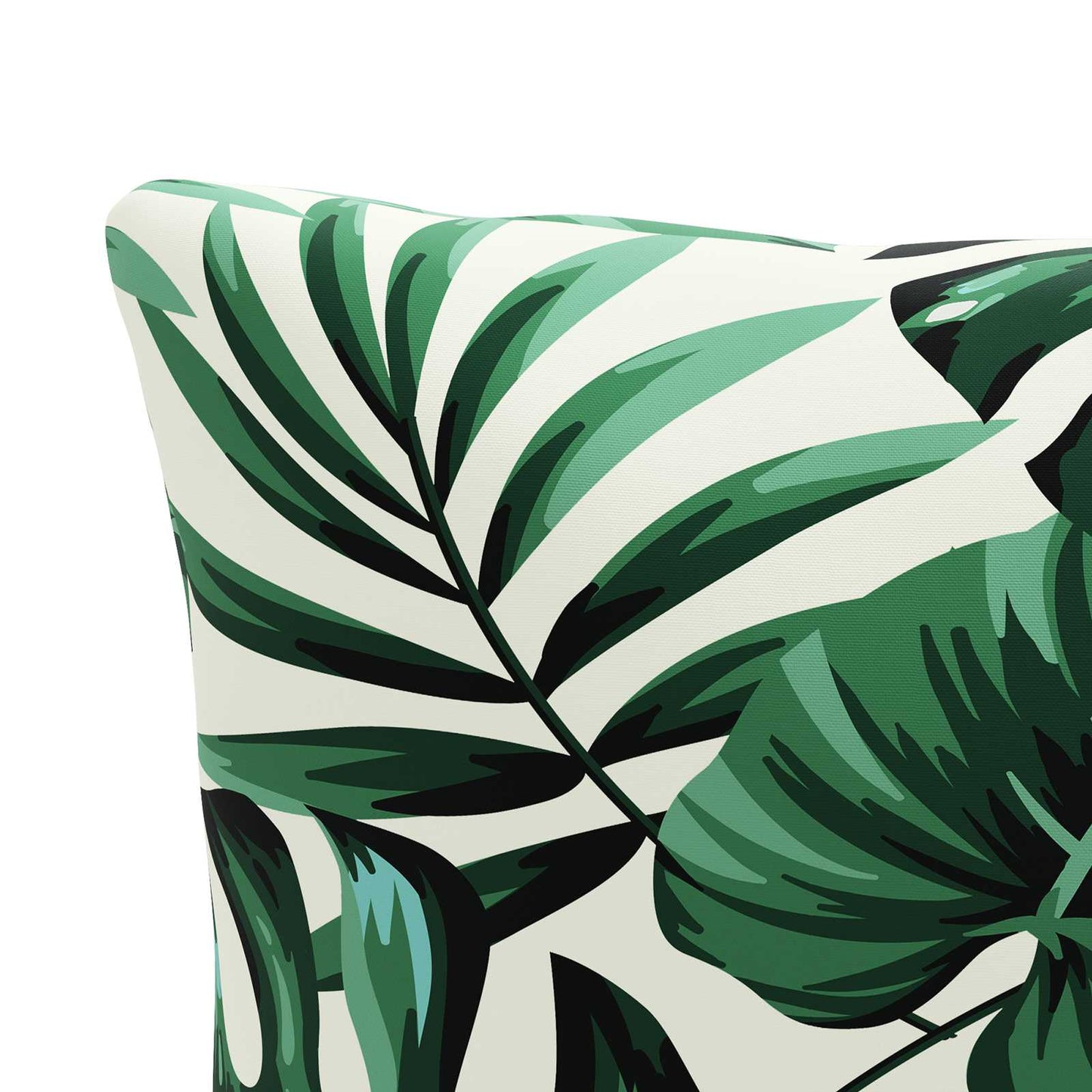 vidaXL 1-Piece Back Cushion PUTTEN 100% Polyester Leaf Pattern