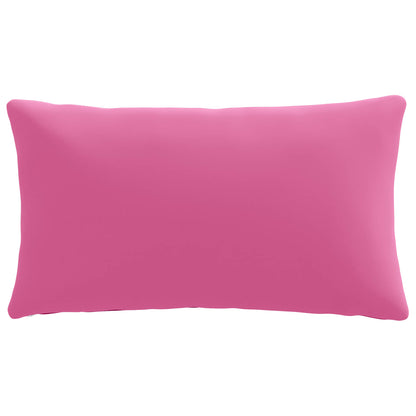 vidaXL 1-Piece Back Cushion PUTTEN 100% Polyester Pink 80 x 40 x 15 cm