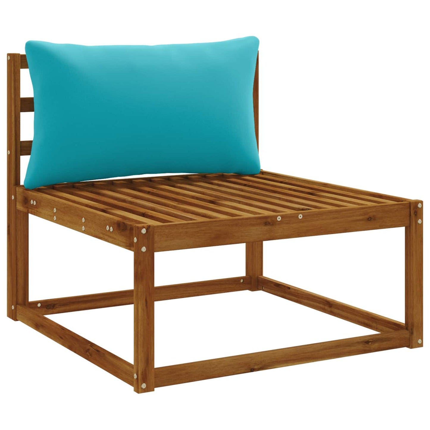 vidaXL 1-Piece Back Cushion PUTTEN 100% Polyester Turquoise