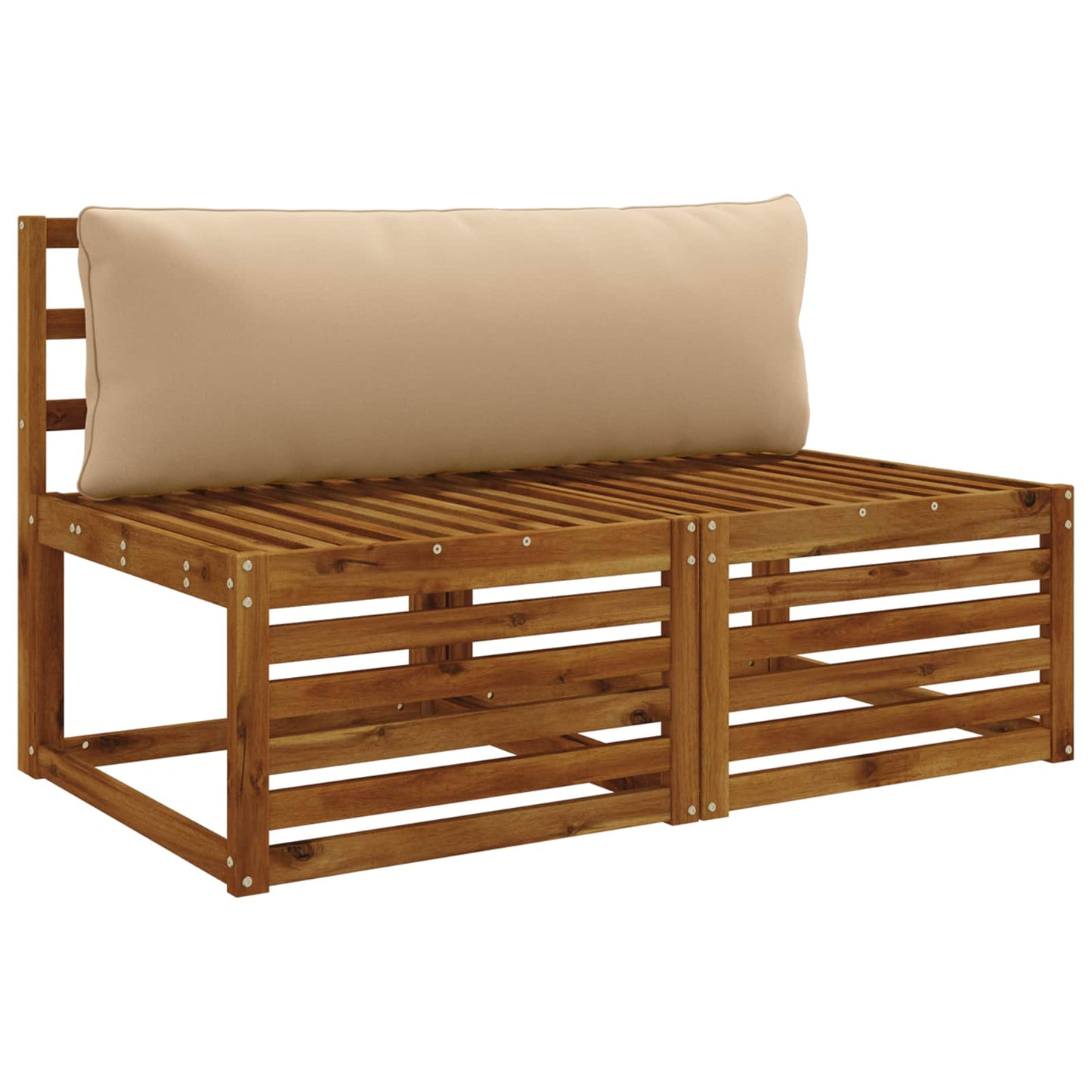 vidaXL 1-Piece Back Cushion PUTTEN 100% Polyester Sand