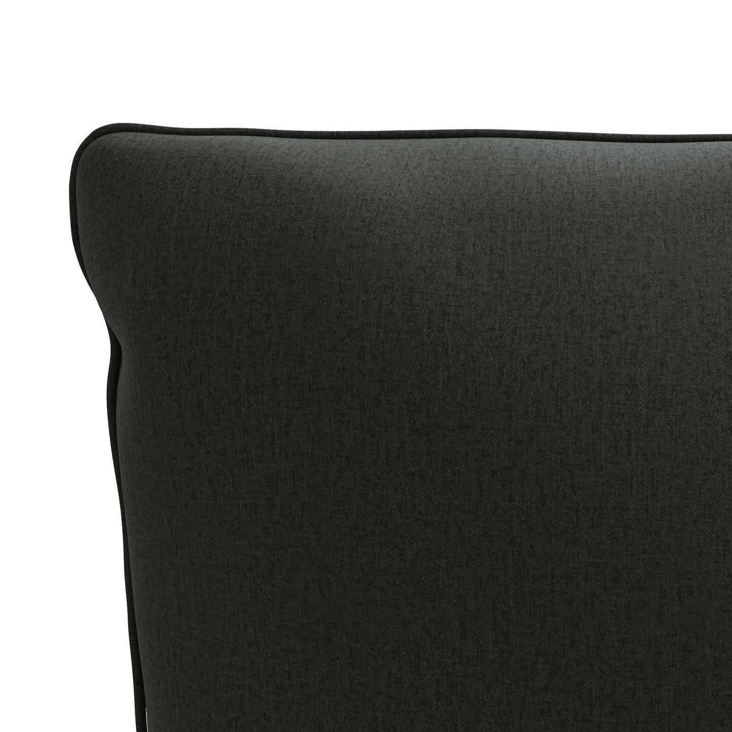 vidaXL 1-Piece Back Cushion PUTTEN 100% Polyester Black