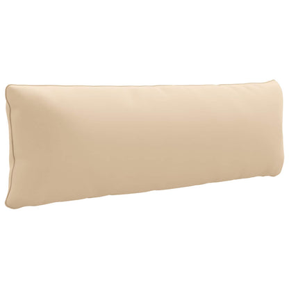 vidaXL Back Cushion PUTTEN 100% Polyester Cream 120 x 40 x 15 cm