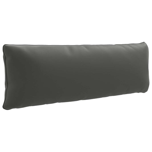 vidaXL Back Cushion PUTTEN 100% Polyester Anthracite 120 x 40 x 15 cm