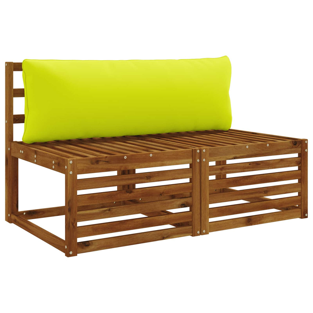 vidaXL 1-Piece Back Cushion PUTTEN 100% Polyester Bright Green