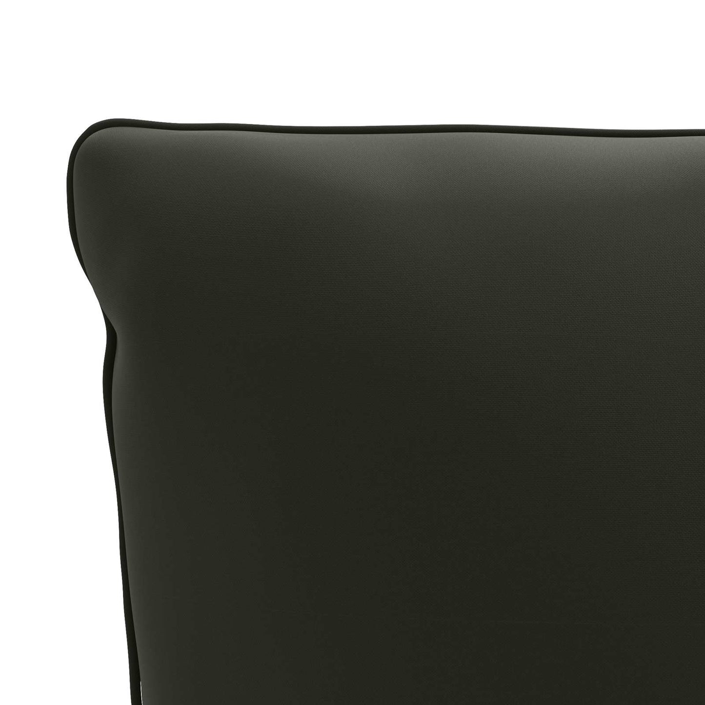 vidaXL 1-Piece Back Cushion PUTTEN 100% Polyester Black