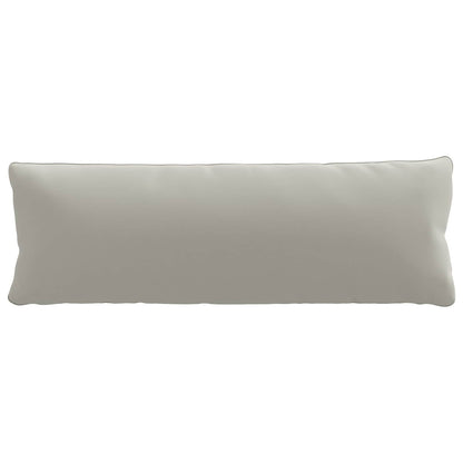 vidaXL Back Cushion PUTTEN 100% Polyester Grey 120 x 40 x 15 cm