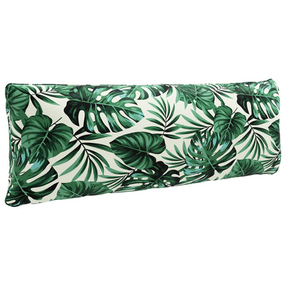 vidaXL 1-Piece Back Cushion PUTTEN 100% Polyester Leaf Pattern