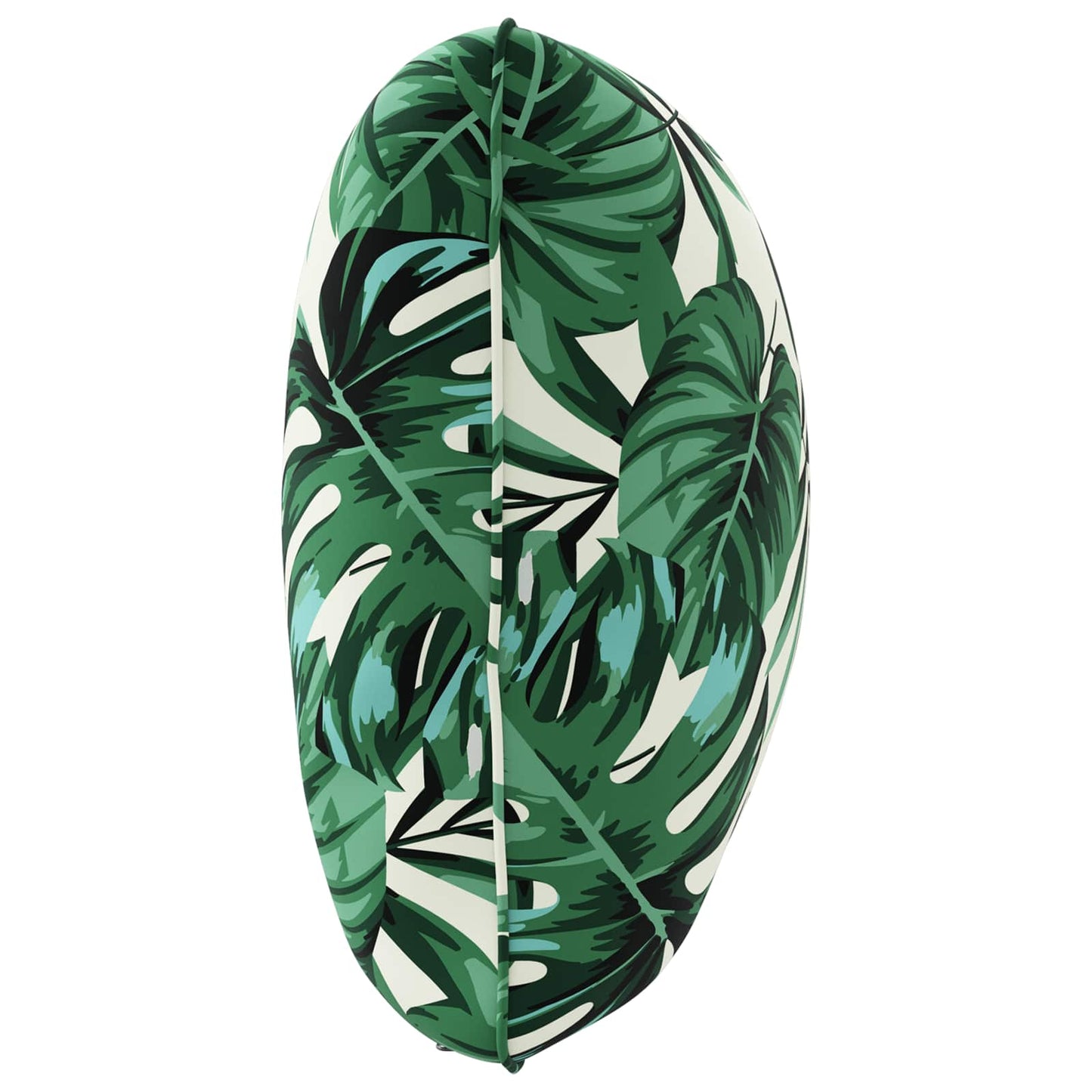 vidaXL 1-Piece Back Cushion PUTTEN 100% Polyester Leaf Pattern