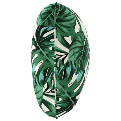 vidaXL 1-Piece Back Cushion PUTTEN 100% Polyester Leaf Pattern