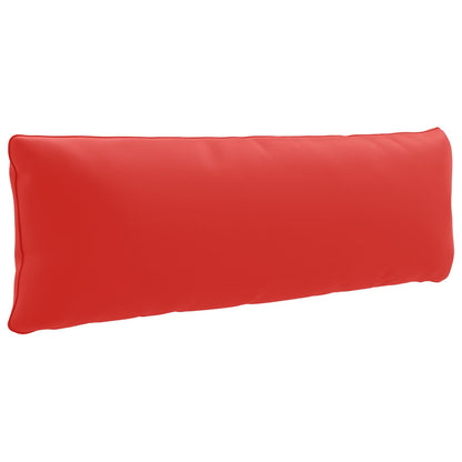vidaXL 1-Piece Back Cushion PUTTEN 100% Polyester Red 120 x 40 x 15 cm