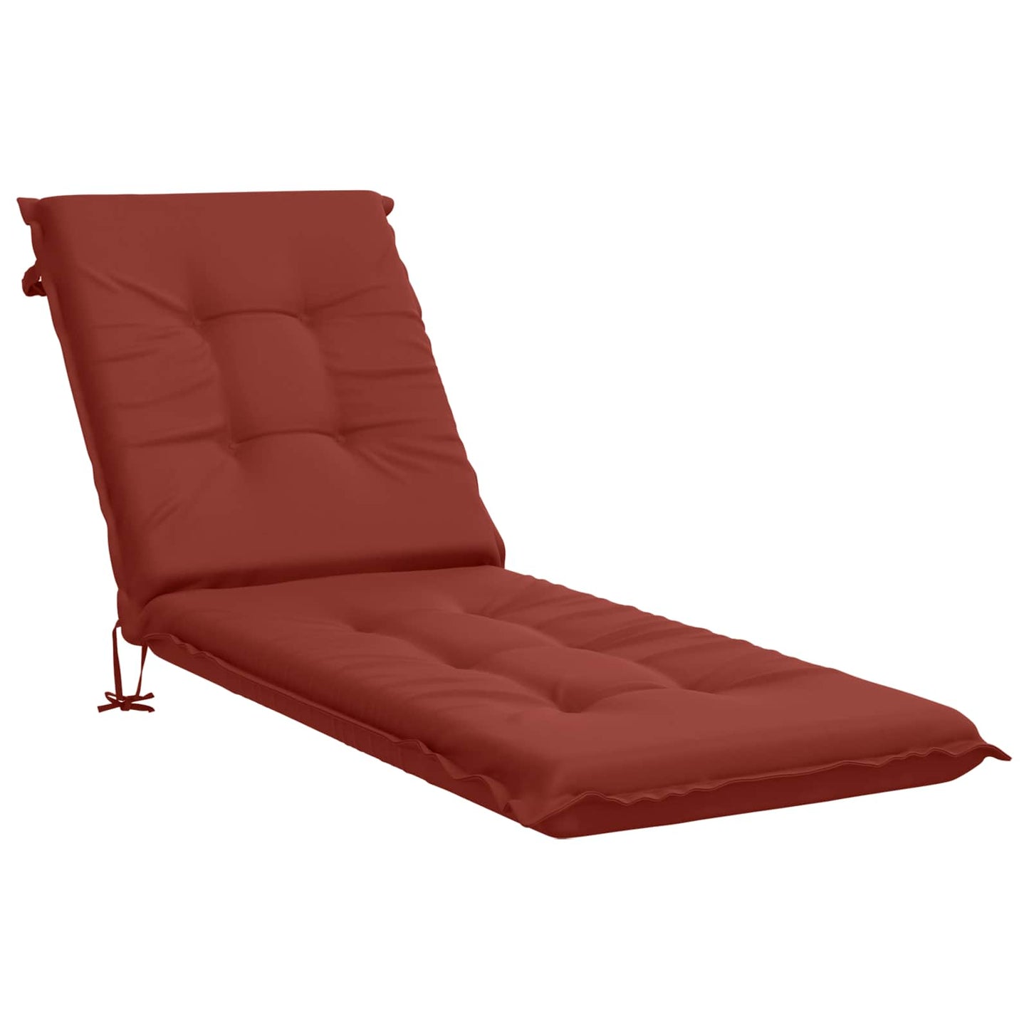 vidaXL Sunlounger Cushion GEMERT 100% Polyester Red 190 x 50 x 9 cm