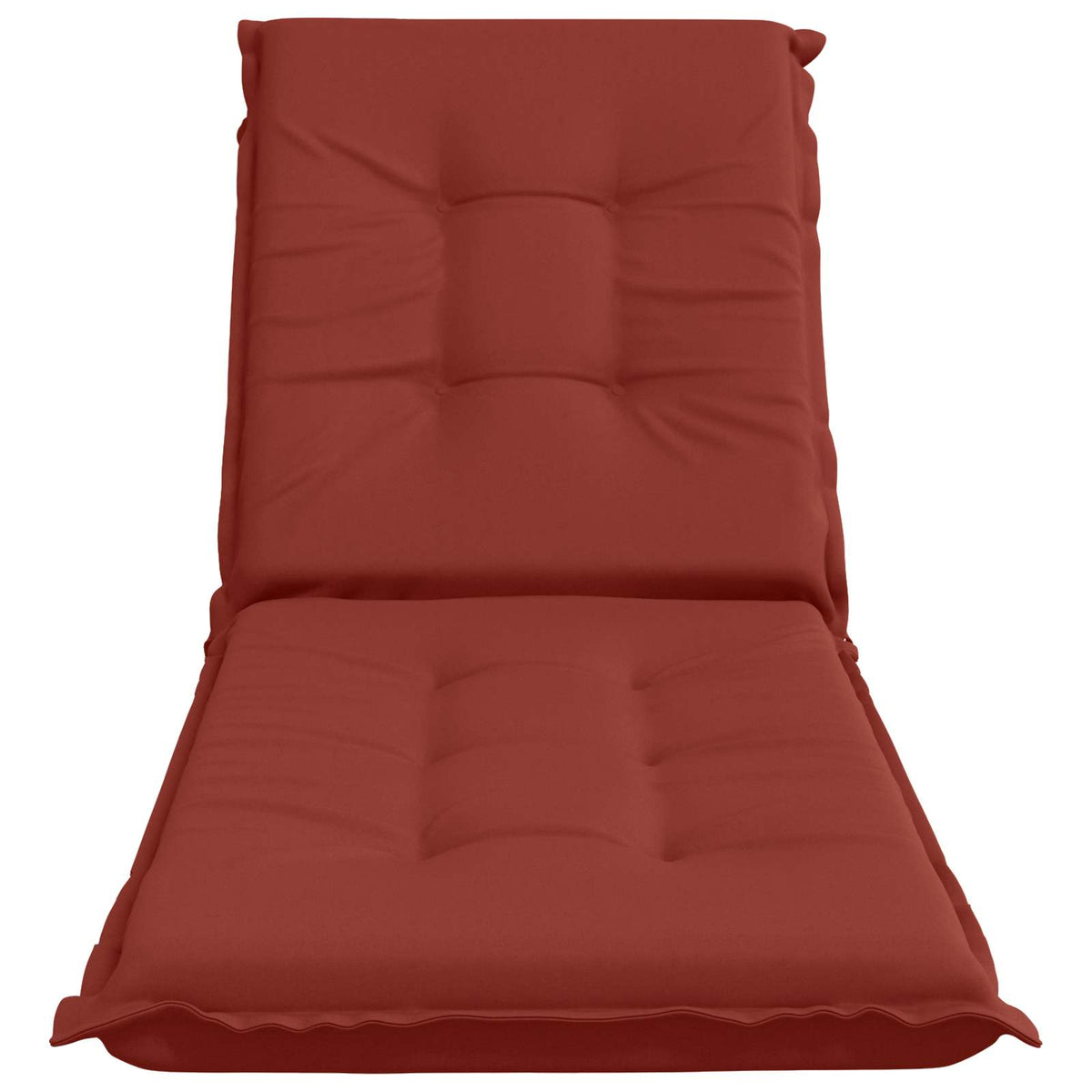 vidaXL Sunlounger Cushion GEMERT 100% Polyester Red 190 x 50 x 9 cm
