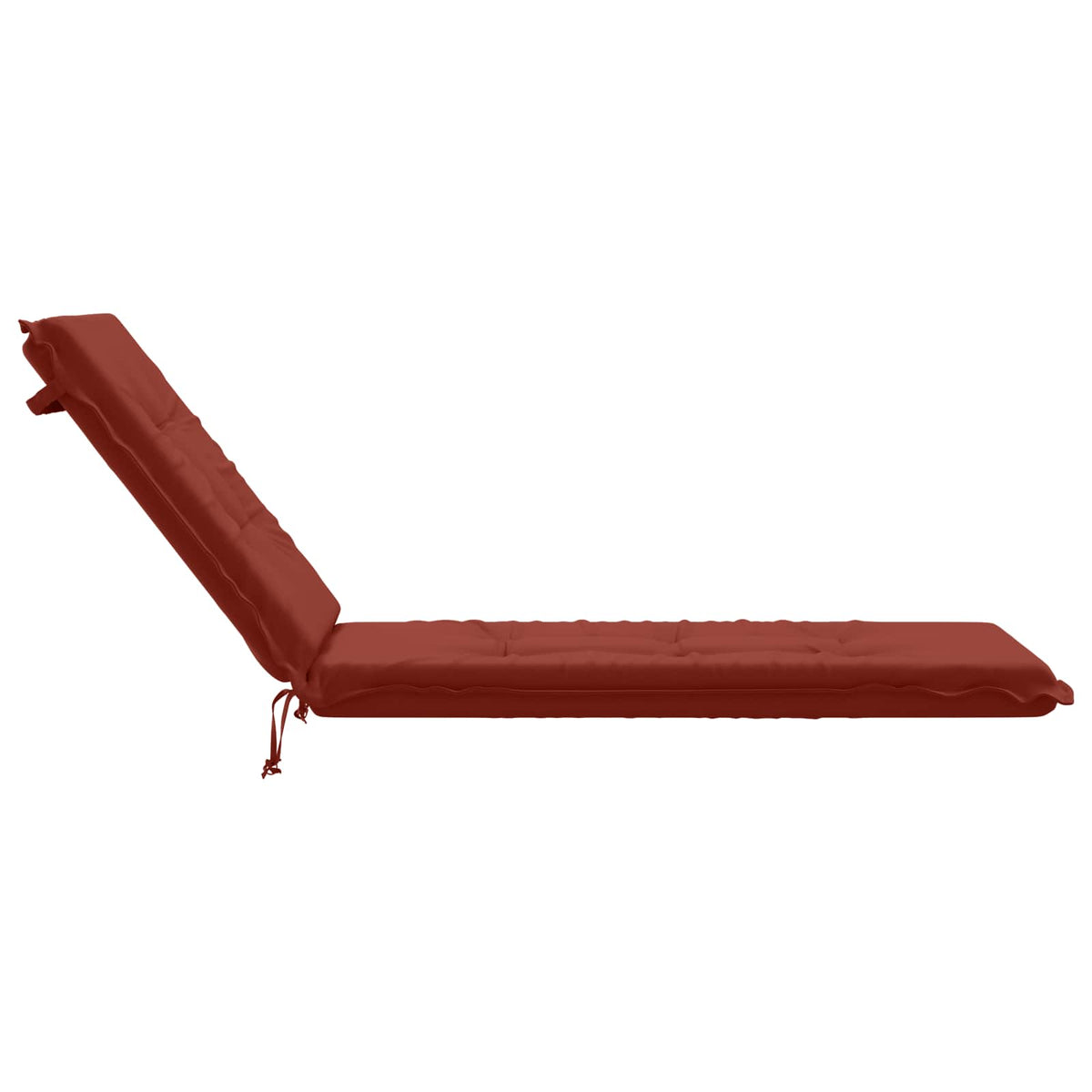 vidaXL Sunlounger Cushion GEMERT 100% Polyester Red 190 x 50 x 9 cm