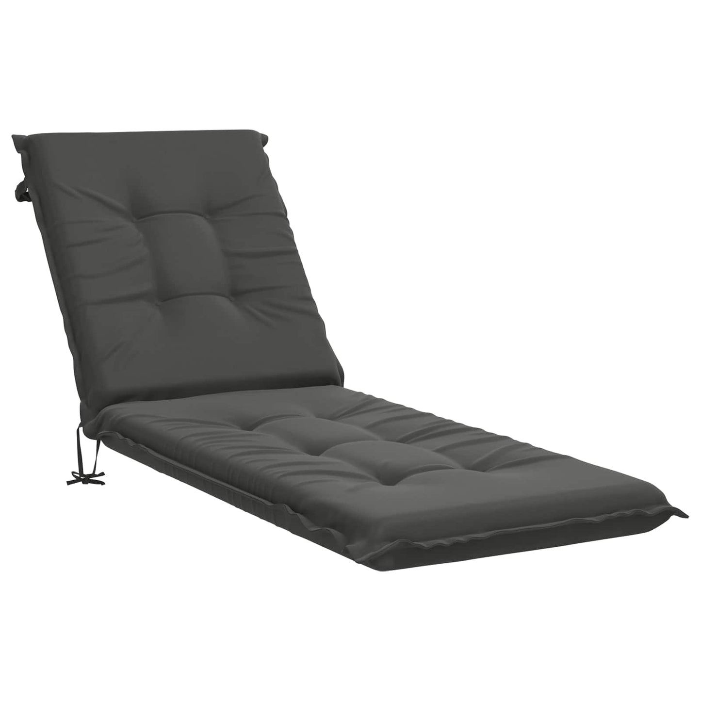 vidaXL Sunlounger Cushion GEMERT 100% Polyester Anthracite