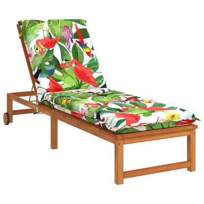 vidaXL Sunlounger Cushion GEMERT 100% Polyester Multicolour