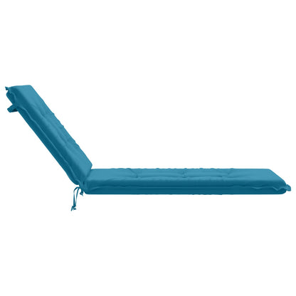vidaXL Sunlounger Cushion GEMERT 100% Polyester Light Blue