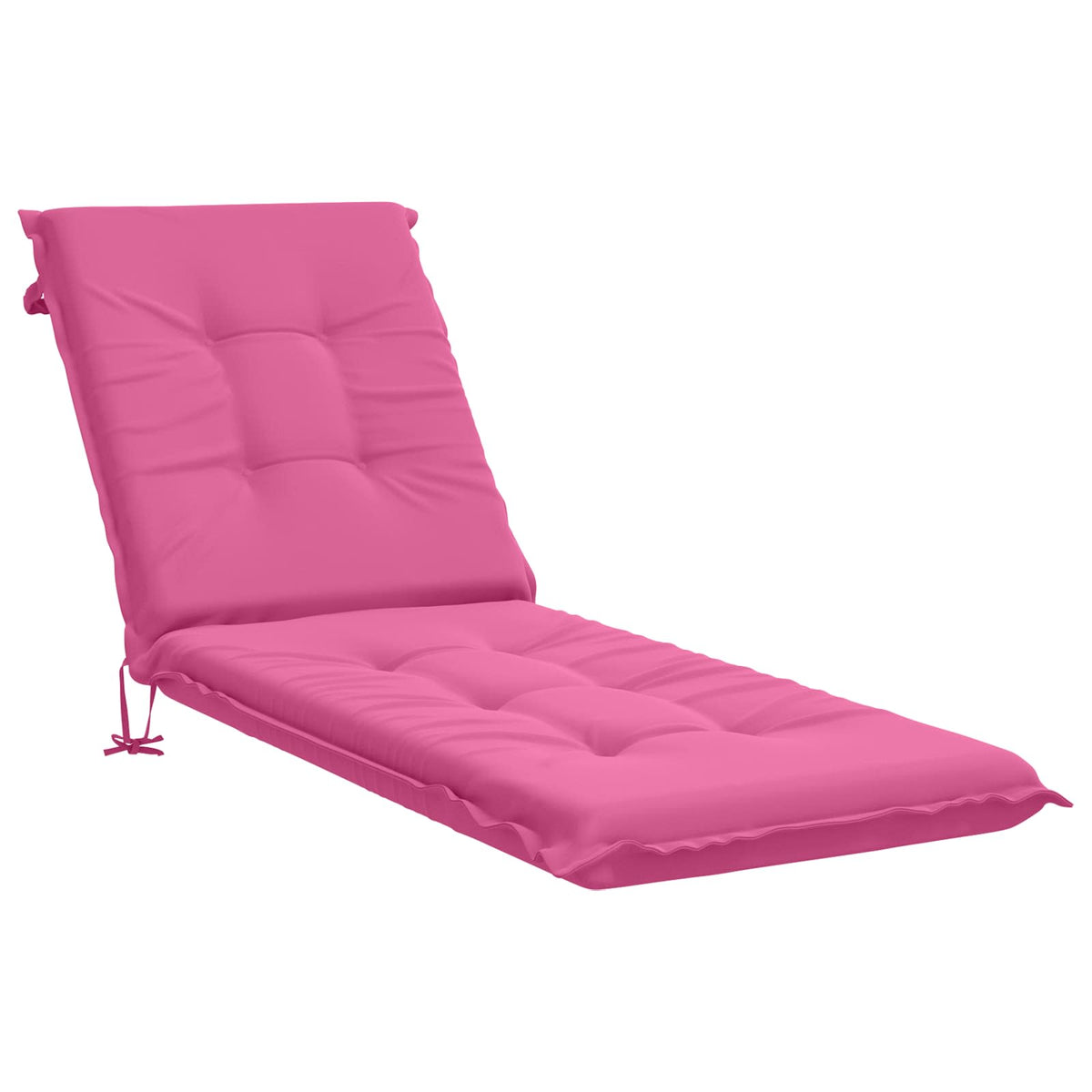 vidaXL Sunlounger Cushion GEMERT 100% Polyester Pink 190 x 50 x 9 cm