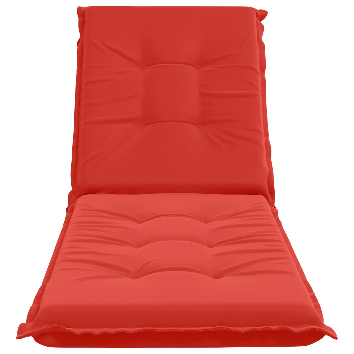 vidaXL Sunlounger Cushion GEMERT 100% Polyester Red 190 x 50 x 9 cm