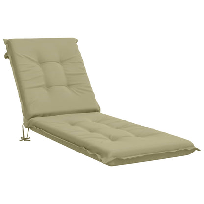 vidaXL Sunlounger Cushion GEMERT 100% Polyester Light Green