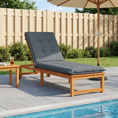 vidaXL Sunlounger Cushion GEMERT 100% Polyester Blue 190 x 60 x 9 cm