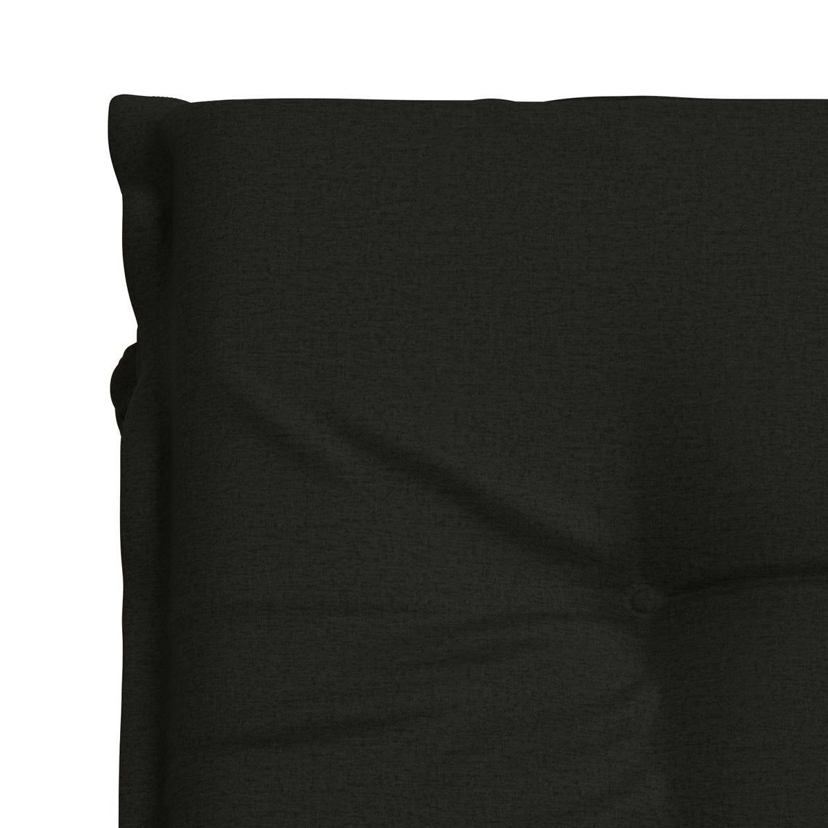 vidaXL Sunlounger Cushion GEMERT 100% Polyester Black 190 x 60 x 9 cm