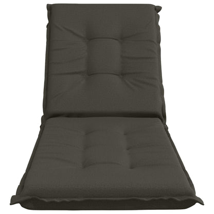 vidaXL Sunlounger Cushion GEMERT 100% Polyester Anthracite