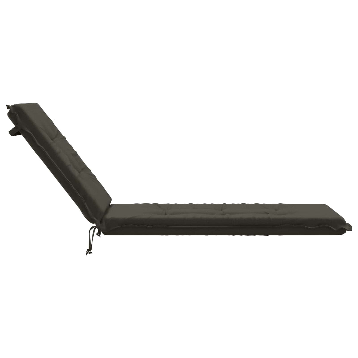 vidaXL Sunlounger Cushion GEMERT 100% Polyester Anthracite