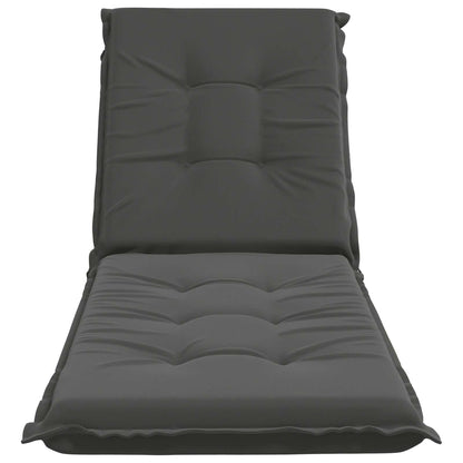 vidaXL Sunlounger Cushion GEMERT 100% Polyester Anthracite