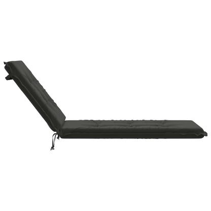 vidaXL Sunlounger Cushion GEMERT 100% Polyester Anthracite
