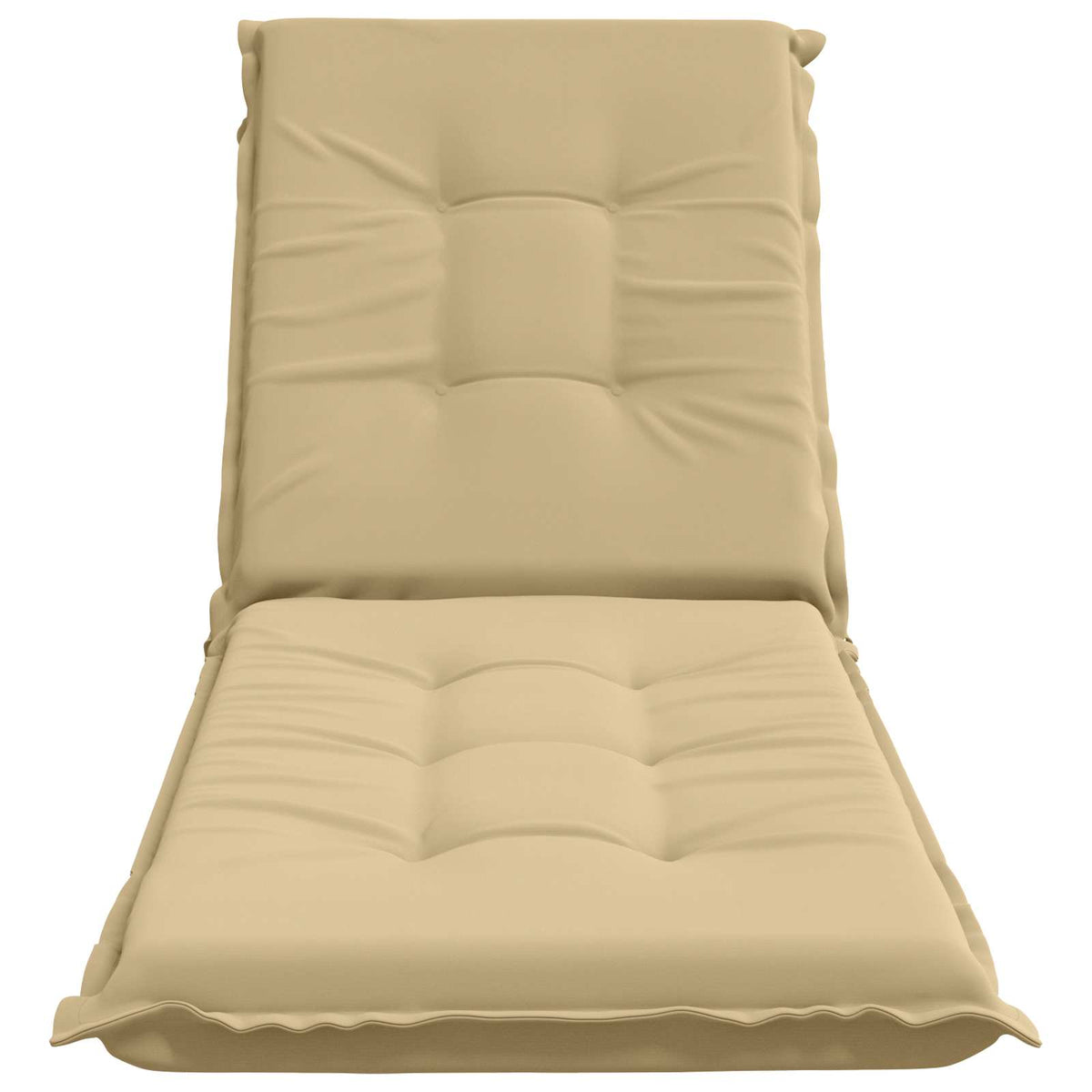 vidaXL Sunlounger Cushion GEMERT 100% Polyester Beige 190 x 60 x 9 cm