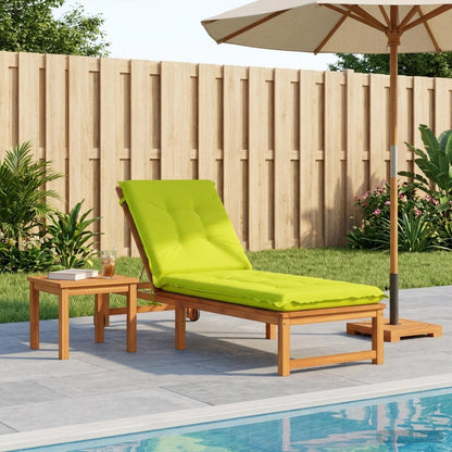 vidaXL Sunlounger Cushion GEMERT 100% Polyester Bright Green