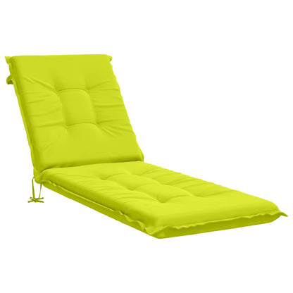 vidaXL Sunlounger Cushion GEMERT 100% Polyester Bright Green