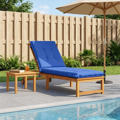 vidaXL Sunlounger Cushion GEMERT 100% Polyester Royal Blue