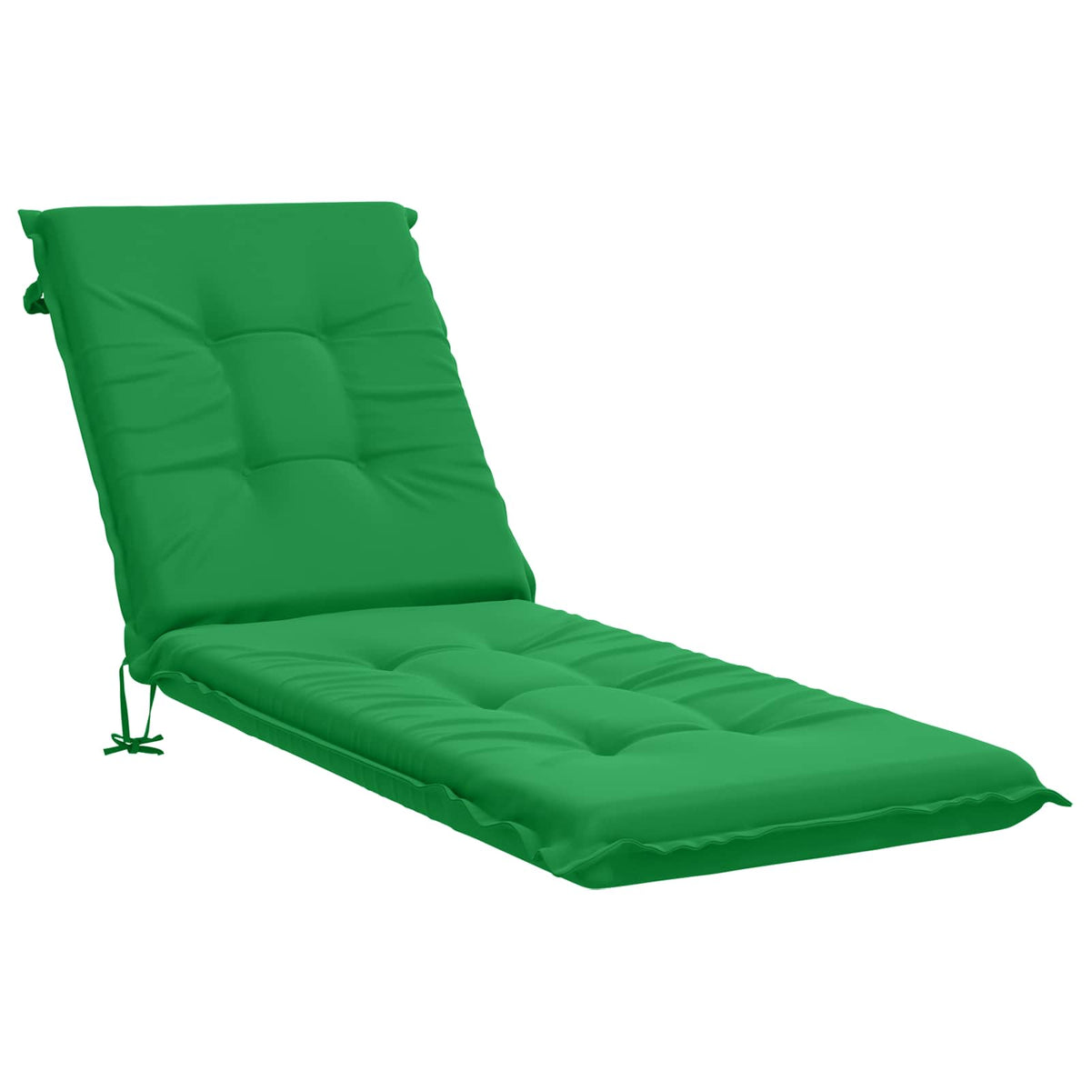 vidaXL Sunlounger Cushion GEMERT 100% Polyester Green 190 x 60 x 9 cm