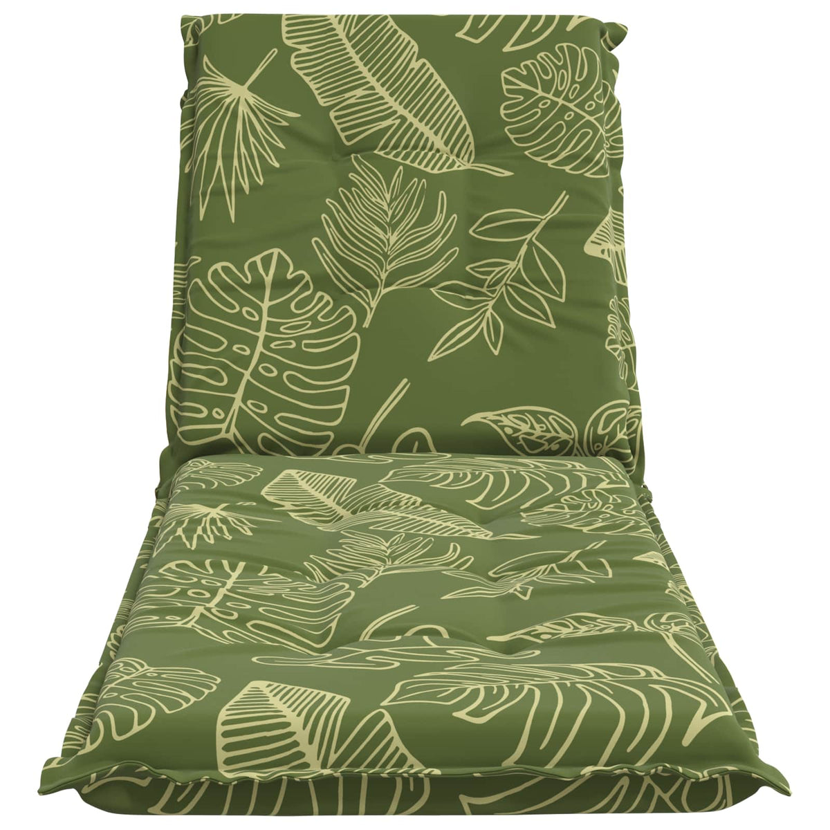 vidaXL Sunlounger Cushion GEMERT 100% Polyester Leaf Design