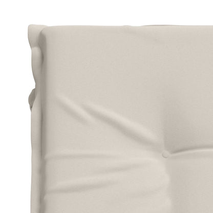 vidaXL Sunlounger Cushion GEMERT 100% Polyester White 190 x 70 x 9 cm
