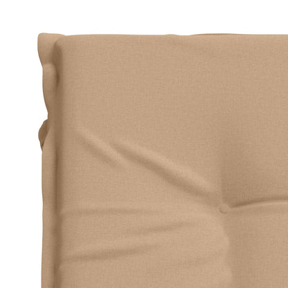 vidaXL Sunlounger Cushion GEMERT 100% Polyester Sand 190 x 70 x 9 cm