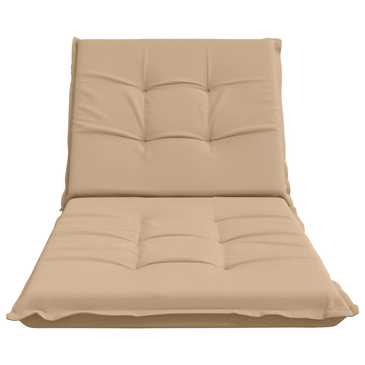 vidaXL Sunlounger Cushion GEMERT 100% Polyester Sand 190 x 70 x 9 cm