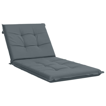 vidaXL Sunlounger Cushion GEMERT 100% Polyester Blue 190 x 70 x 9 cm