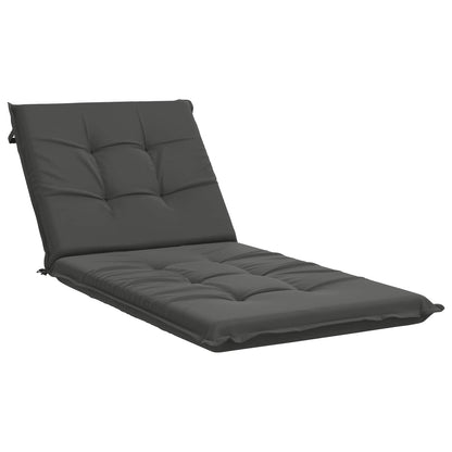 vidaXL Sunlounger Cushion GEMERT 100% Polyester Anthracite