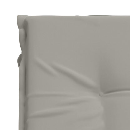 vidaXL Sunlounger Cushion GEMERT 100% Polyester Grey 190 x 70 x 9 cm