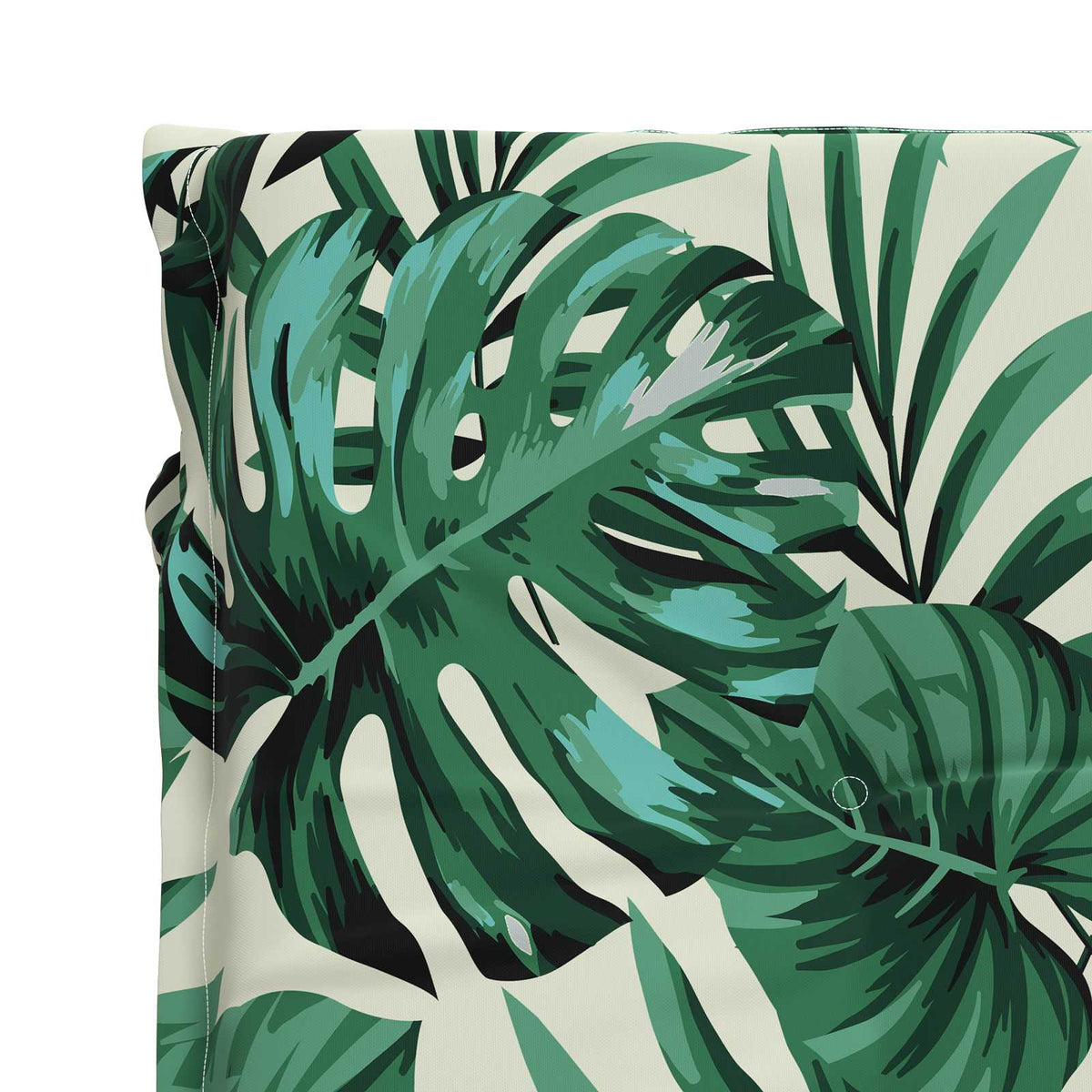 vidaXL Sunlounger Cushion GEMERT 100% Polyester Leaf Pattern