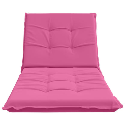 vidaXL Sunlounger Cushion GEMERT 100% Polyester Pink 190 x 70 x 9 cm