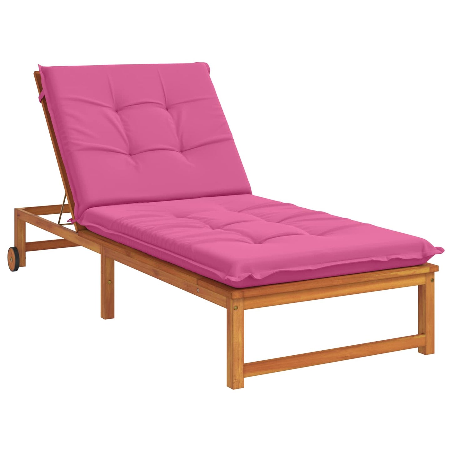 vidaXL Sunlounger Cushion GEMERT 100% Polyester Pink 190 x 70 x 9 cm